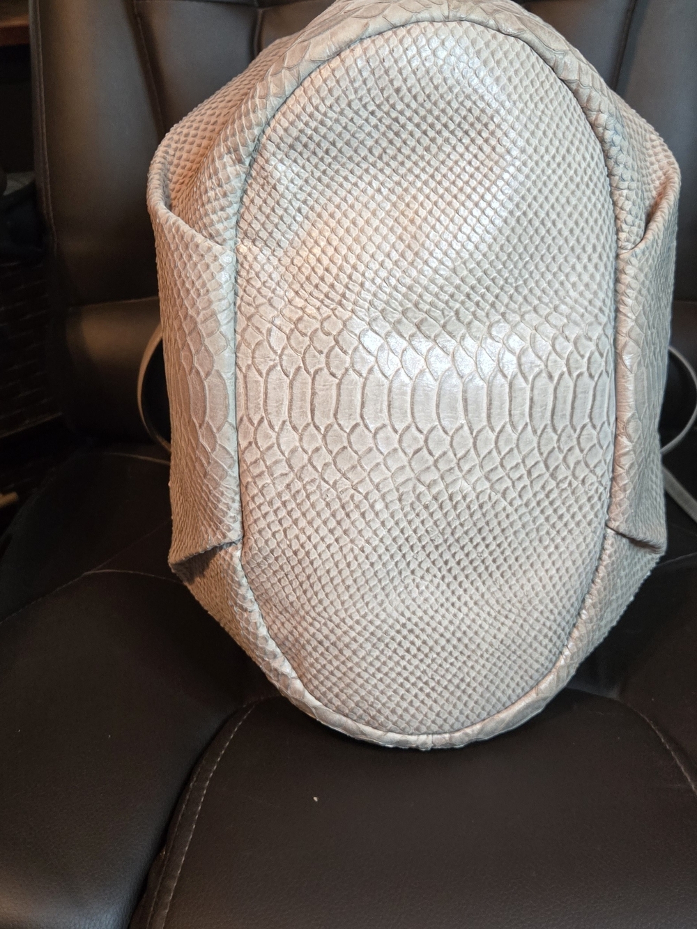 Coach Madison Marielle Python-Embossed Drawstring Bucket Bag - Picture 11 of 12